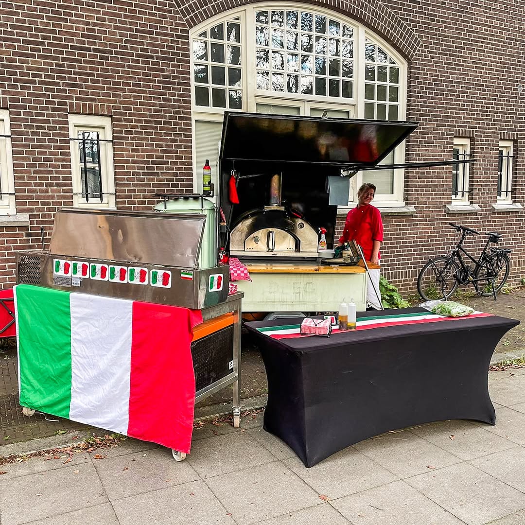 Belissinonna pizza catering bij een bedrijfsfeest